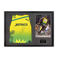 Usian Bolt Signed Jersey Classic Frame