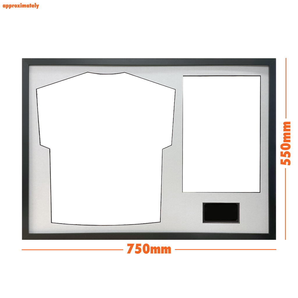 Sergio Agüero Signed Barcelona Shirt Classic Frame