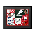 Ralf Schumacher Signed 16x12 Image Deluxe Mount Frame (ACG Cert)
