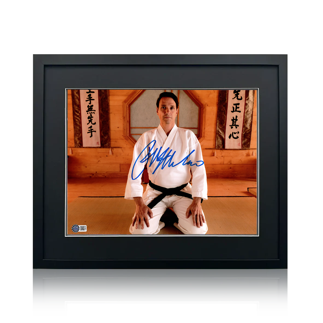 Ralph Macchio Signed Cobra Kai Image Compact Frame (AFTAL Authentication)