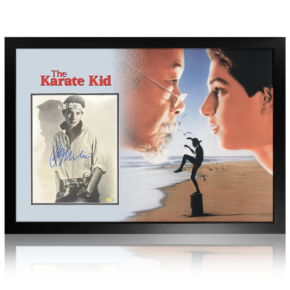 Ralph Macchio Signed The Karate Kid Image Premium Frame (AFTAL Authenticated)