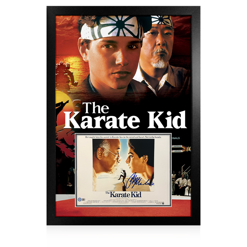 Ralph Macchio Signed The Karate Kid Image Premium Frame (ACOA & AFTAL Authenticated)