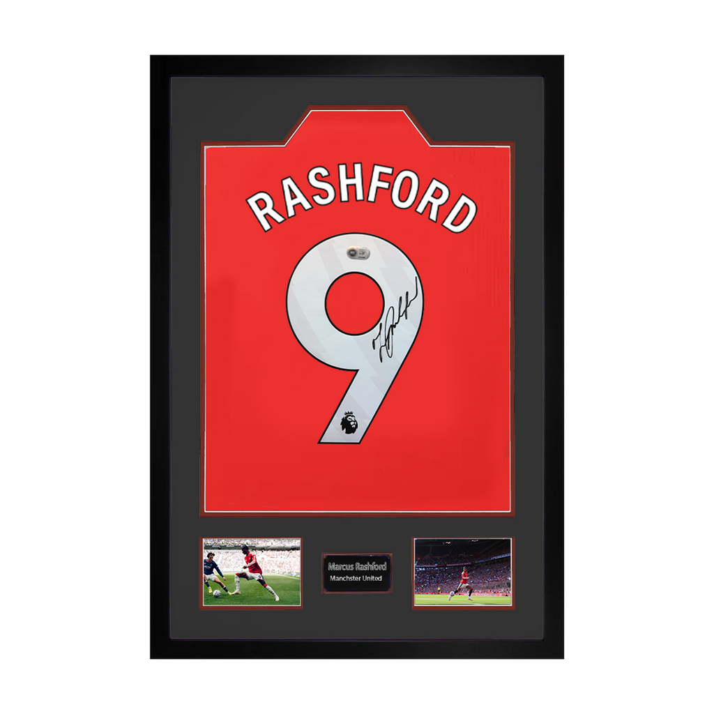 Marcus Rashford Signed Manchester United Shirt Premium Frame (ACG Cert)