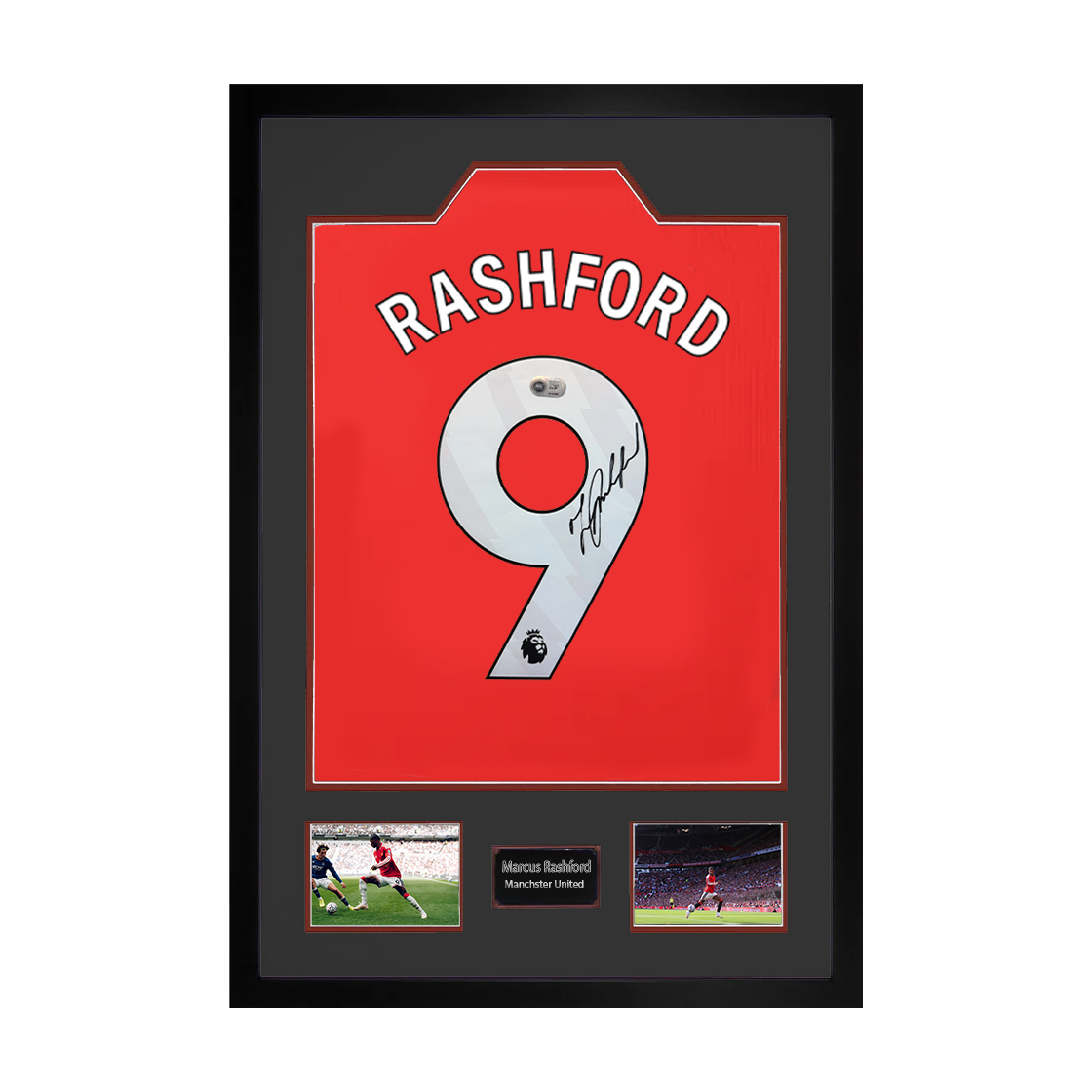 Marcus Rashford Signed Manchester United Shirt Premium Frame (ACG Cert)