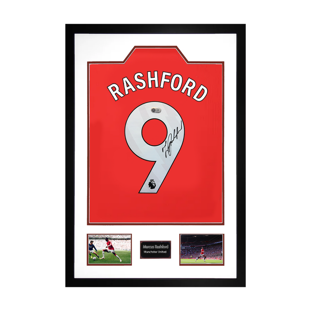 Marcus Rashford Signed Manchester United Shirt Premium Frame (ACG Cert)