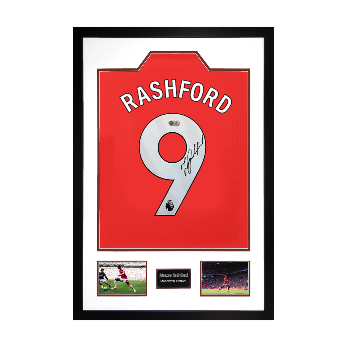 Marcus Rashford Signed Manchester United Shirt Premium Frame (ACG Cert)
