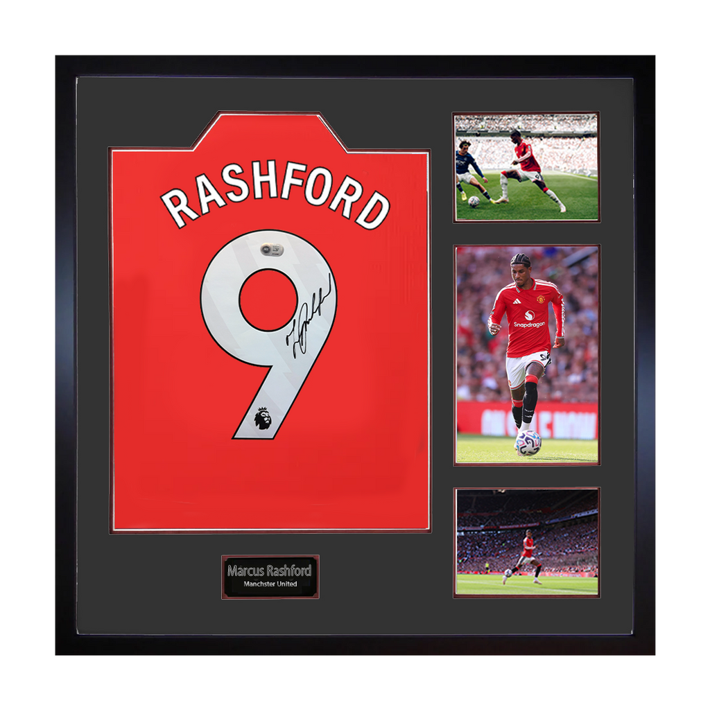 Marcus Rashford Signed Manchester United Shirt Elite Frame (ACG Cert)