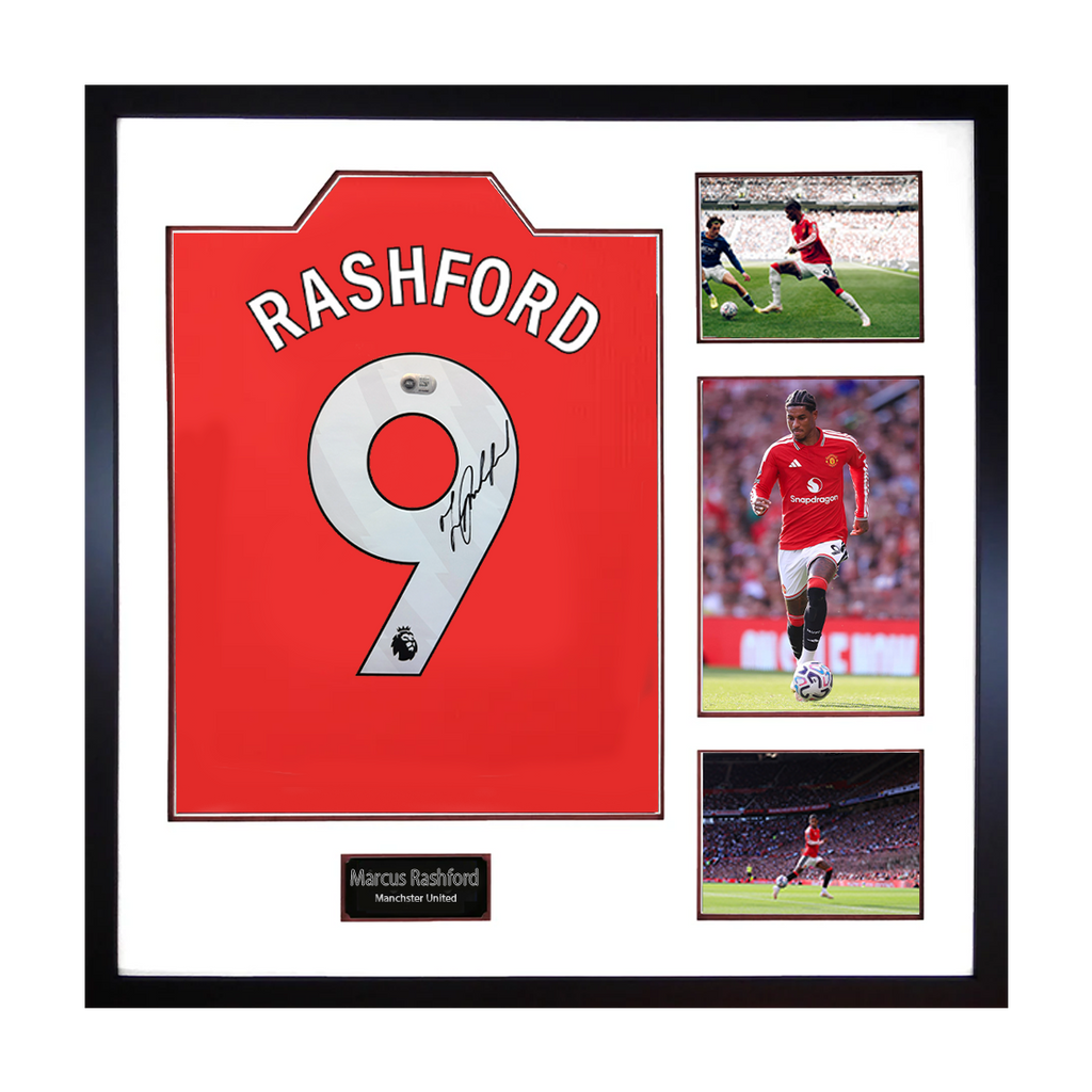 Marcus Rashford Signed Manchester United Shirt Elite Frame (ACG Cert)