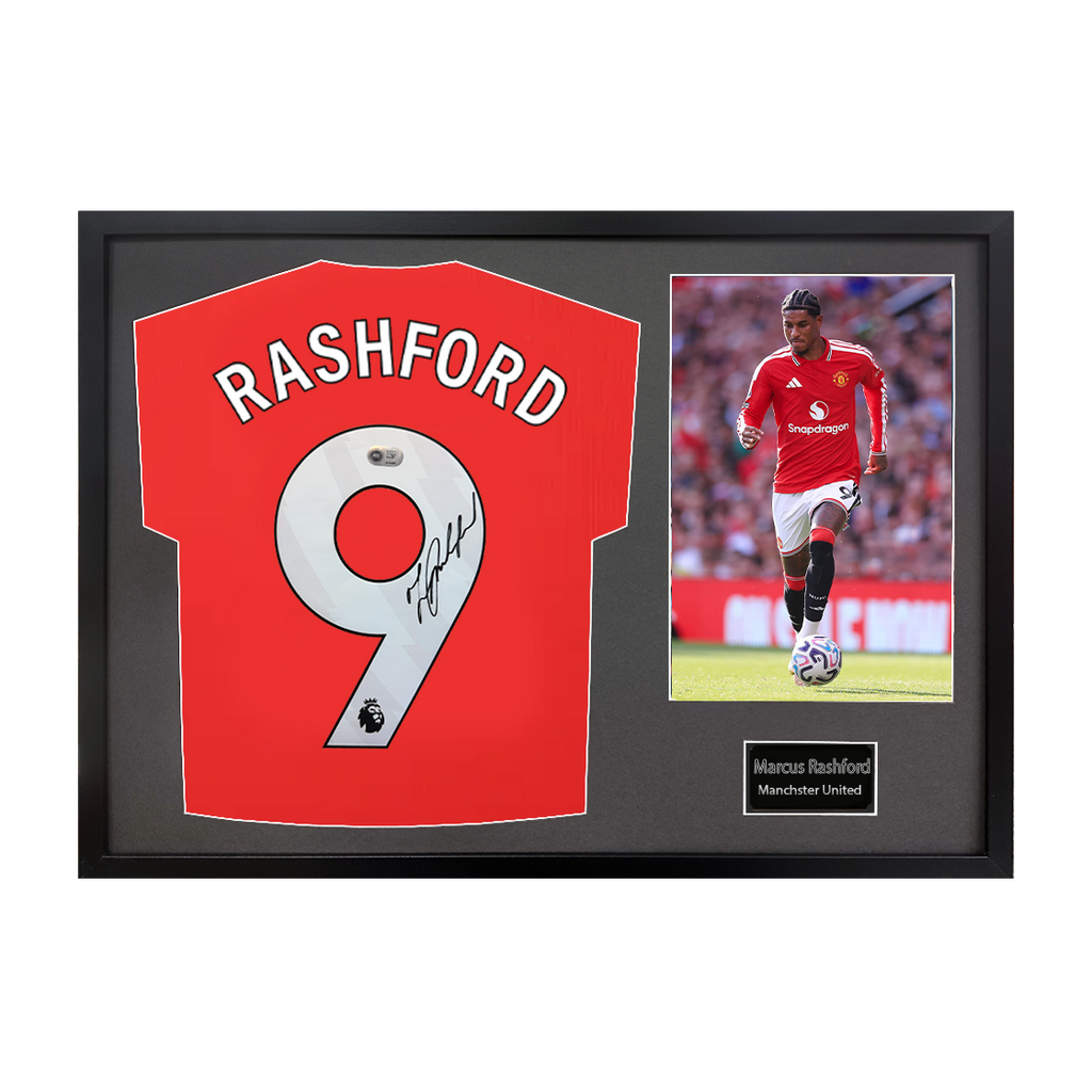 Marcus Rashford Signed Manchester United Shirt Classic Frame (ACG Cert)