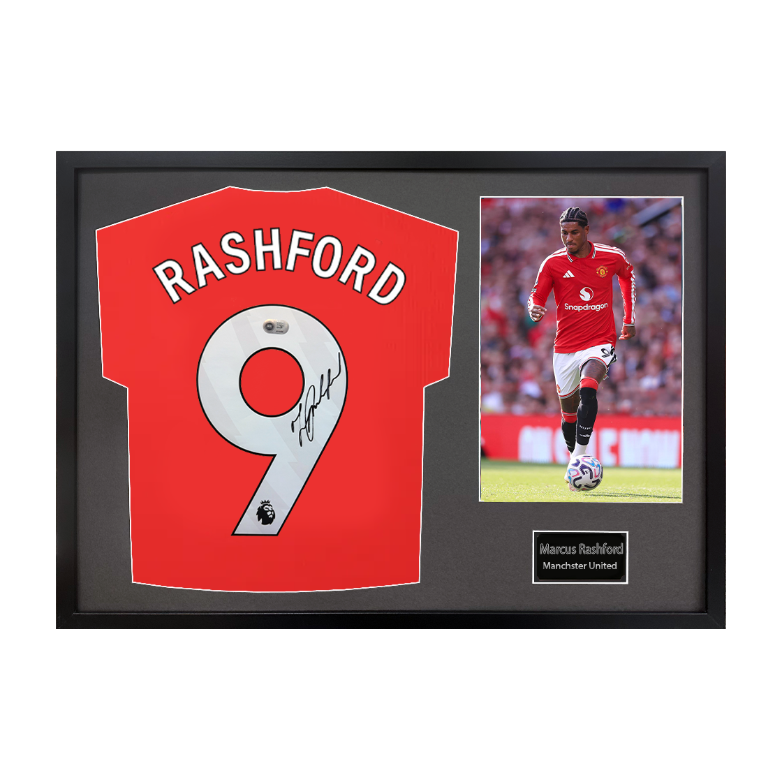 Marcus Rashford Signed Manchester United Shirt Classic Frame (ACG Cert)