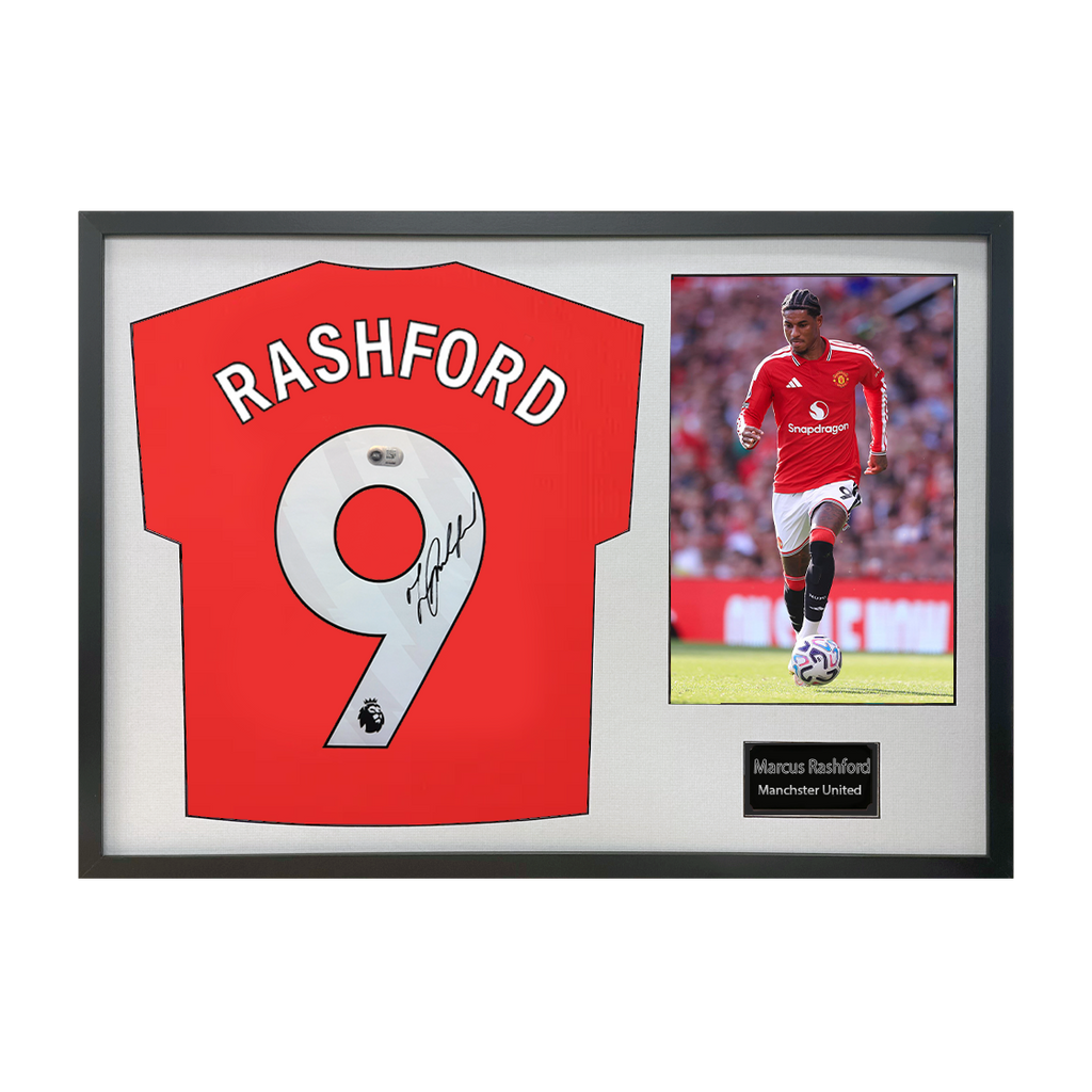Marcus Rashford Signed Manchester United Shirt Classic Frame (ACG Cert)