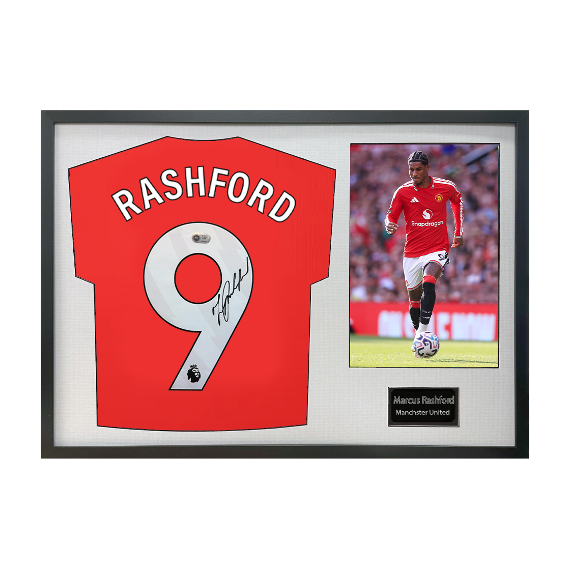 Marcus Rashford Signed Manchester United Shirt Classic Frame (ACG Cert)