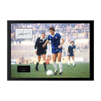 Ray Wilkins Signed Chelsea Cut Iconic Frame (ACG Cert)