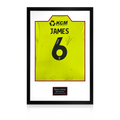 Reece James Match-Worn & Signed Rotherham United Shirt Premium Frame
