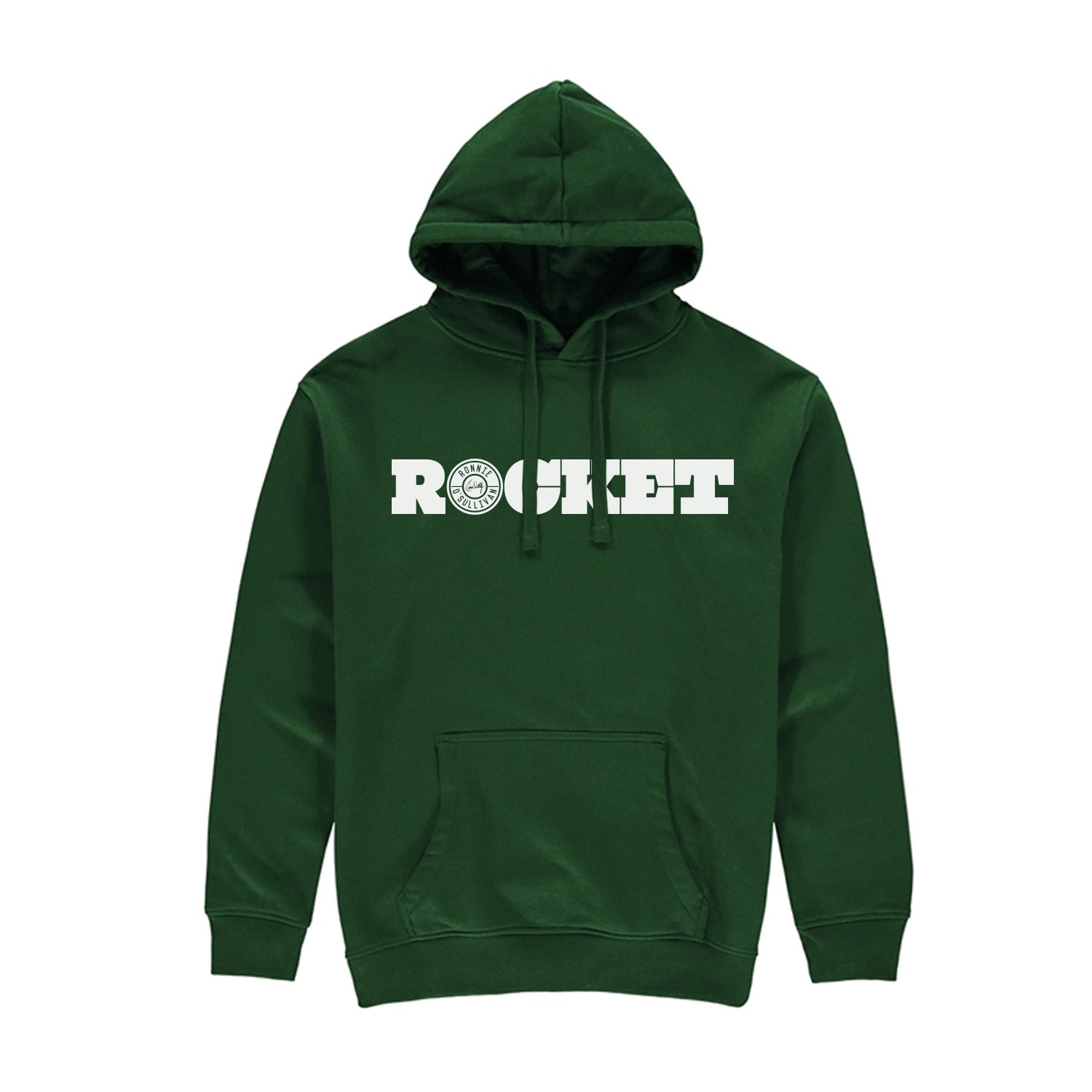 Rocket Retro Hoodie - Bottle Green