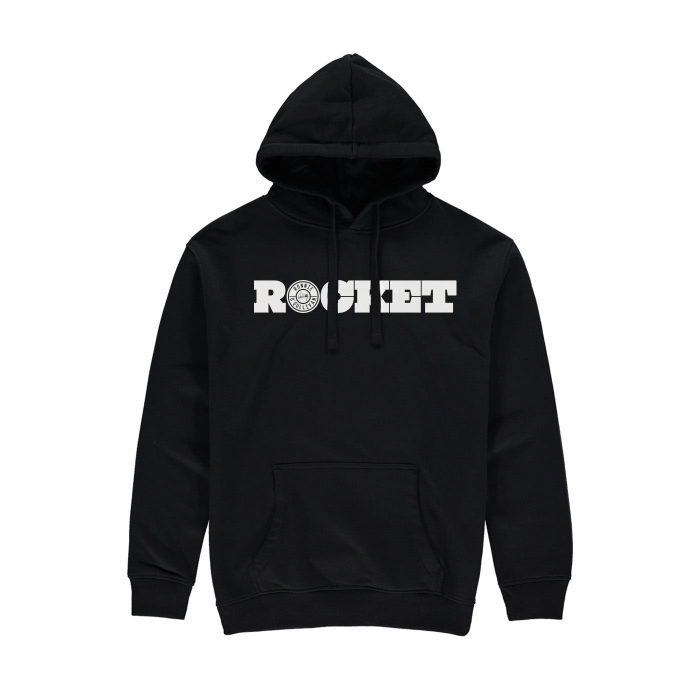 Rocket Retro Hoodie - Black