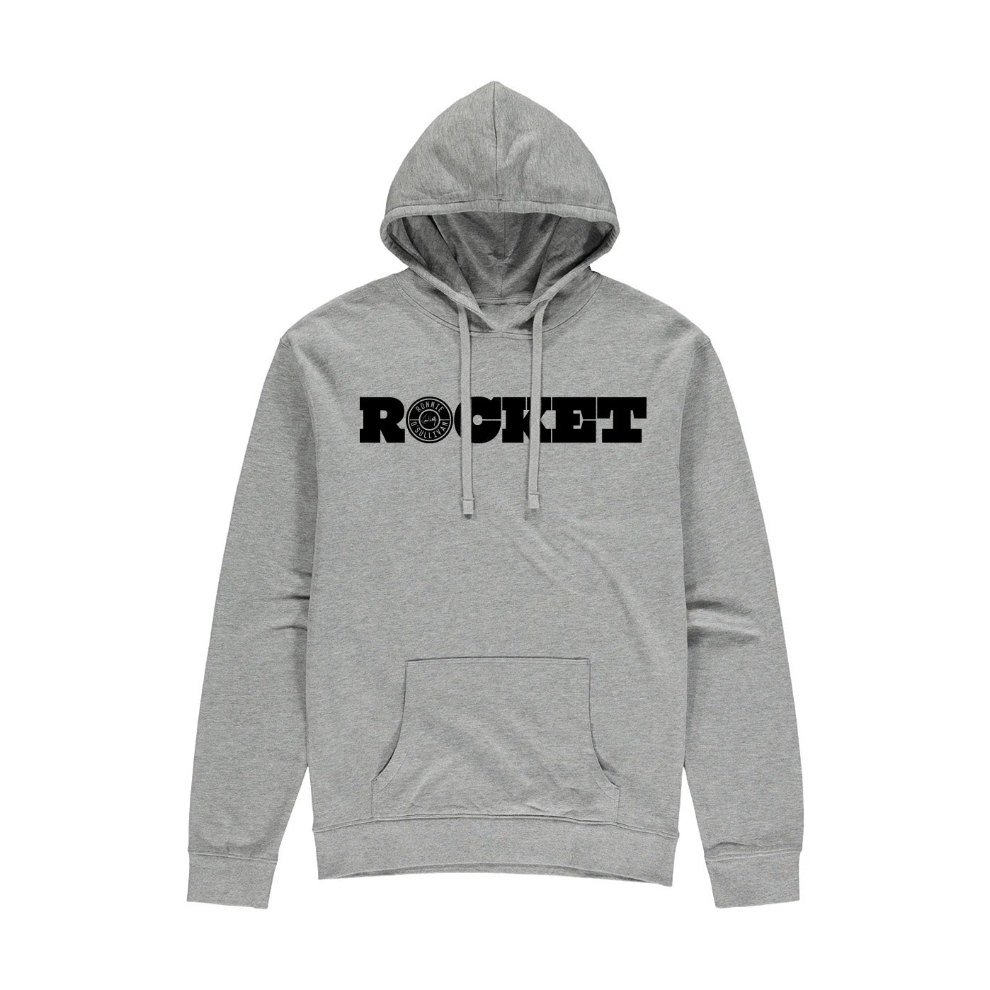 Rocket Retro Hoodie - Grey