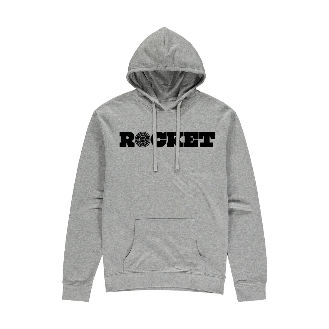 Rocket Retro Hoodie - Grey
