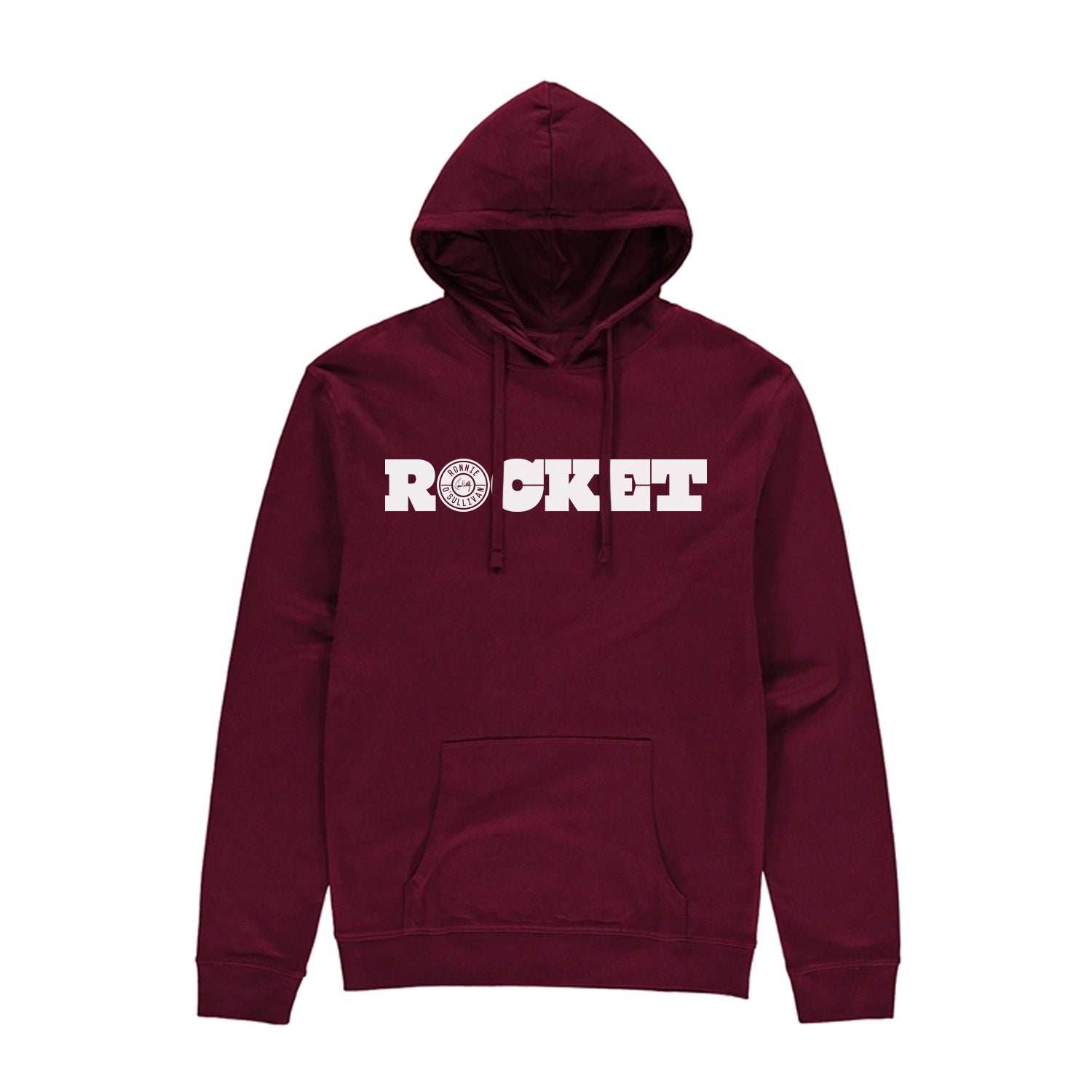 Rocket Retro Hoodie - Maroon