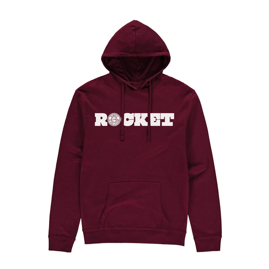 Rocket Retro Hoodie - Maroon