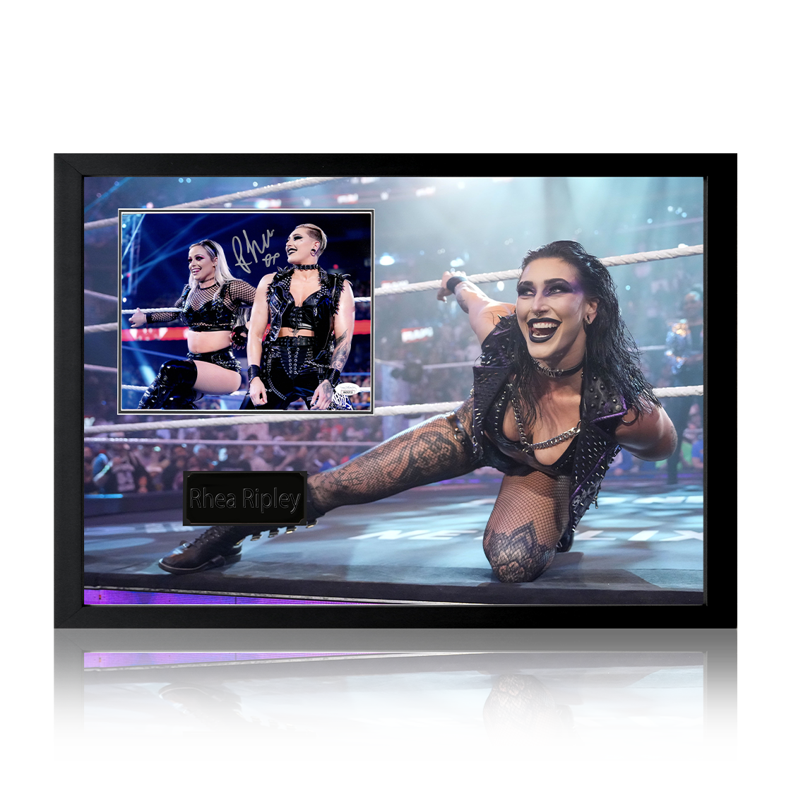 Rhea Ripley In Store Rhea Ripley Signed Image Iconic Frame (JSA) – The Fan Cave Memorabilia