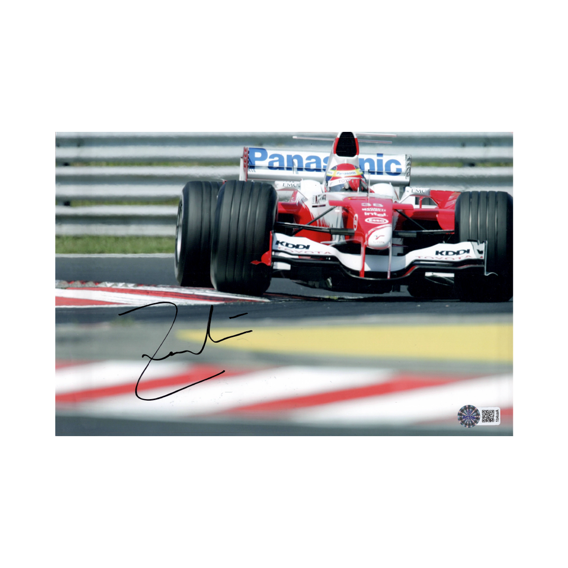 Ricardo Zonta Signed 12x8 Image