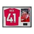 Declan Rice Signed Arsenal Champions Shirt Classic Frame (ACG Cert)