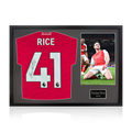 Declan Rice Signed Arsenal Shirt Classic Frame (ACG Cert)