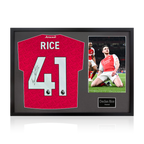 Declan Rice Signed Arsenal Shirt Classic Frame (ACG Cert)