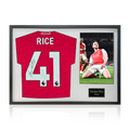 Declan Rice Signed Arsenal Shirt Classic Frame (ACG Cert)