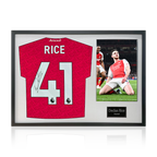 Declan Rice Signed Arsenal Shirt Classic Frame (ACG Cert)