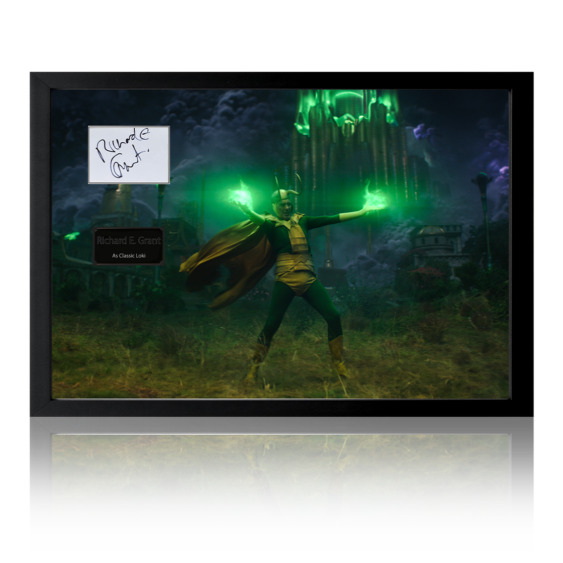 Richard E. Grant Signed Loki "Classic Loki" Iconic Frame (ACOA)
