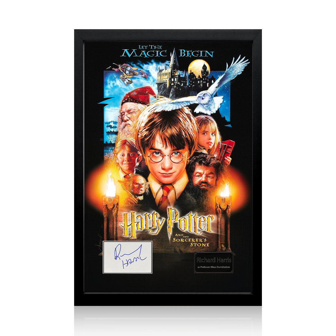Richard Harris Signed Professor Albus Dumbledore Iconic Frame (ACOA