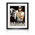 Ricky Villa Signed Tottenham Hotspur Deluxe Mount Frame