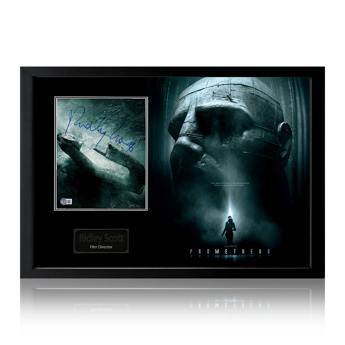 Ridley Scott Signed Prometheus Image Iconic Frame (Beckett)