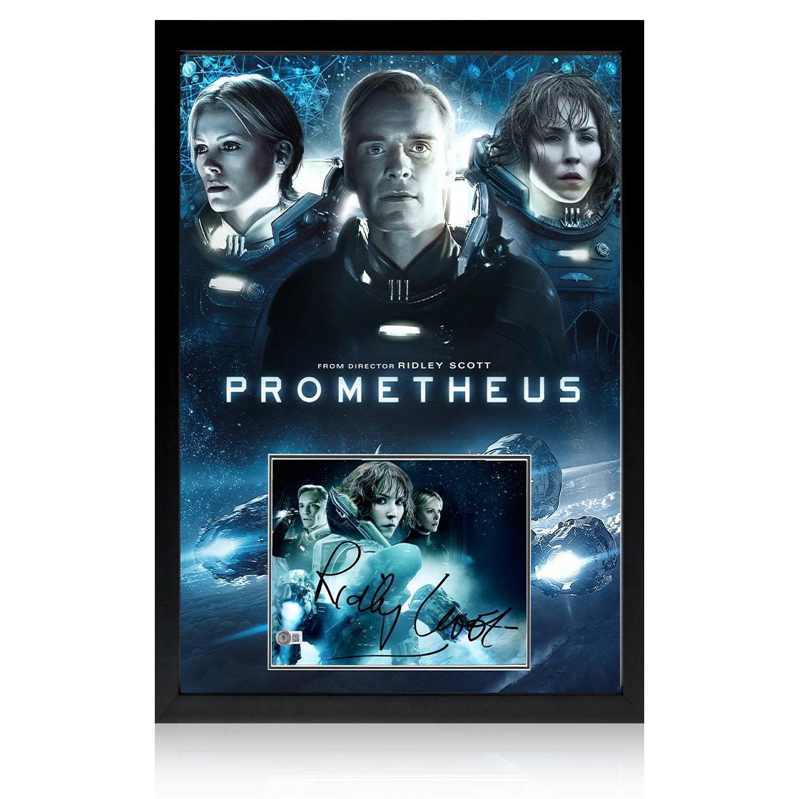 Ridley Scott Signed Prometheus Image Iconic Frame (Beckett)