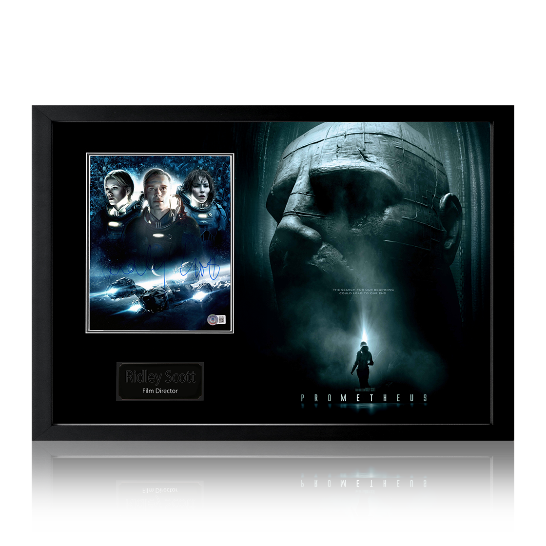 Ridley Scott Signed Prometheus Image Iconic Frame (Beckett)