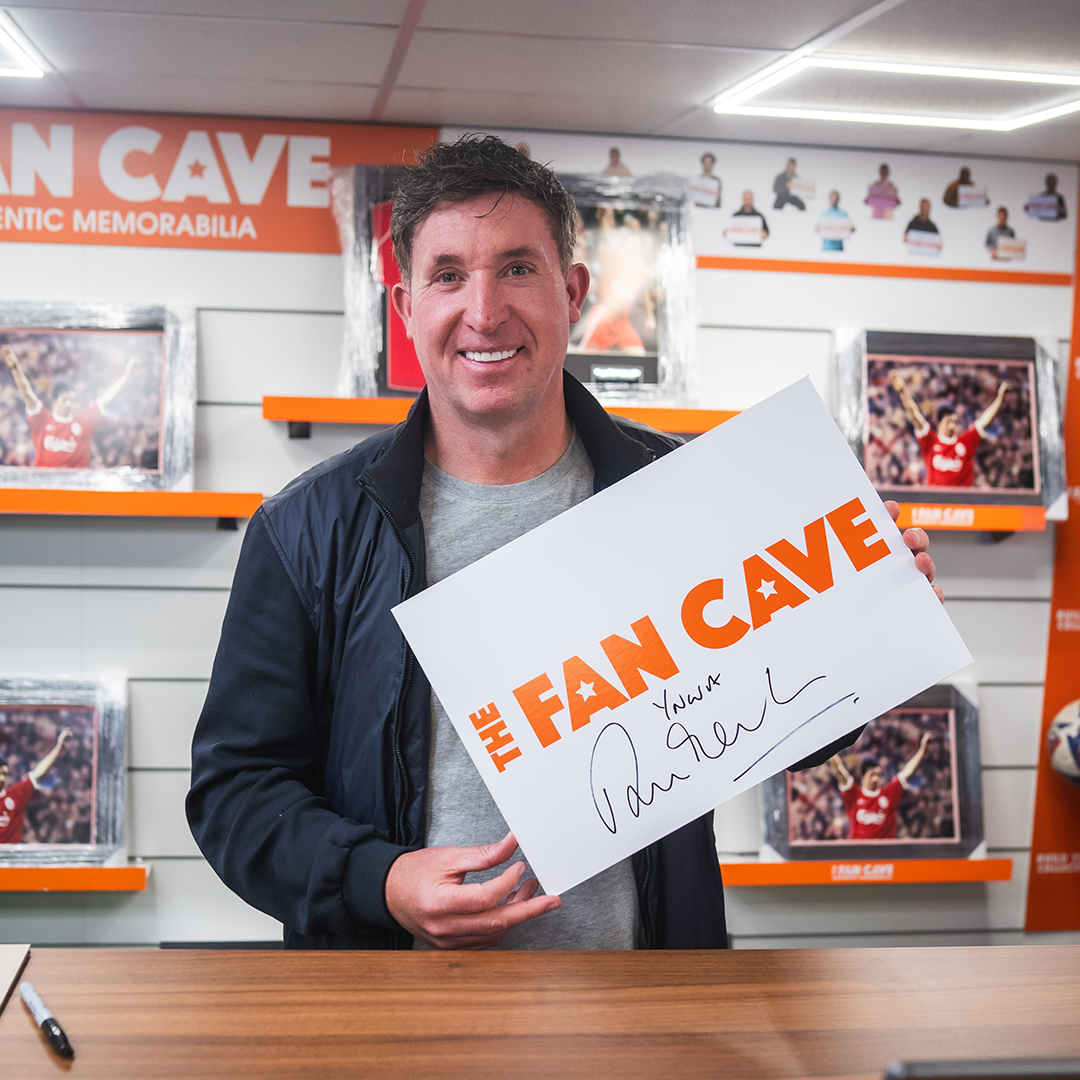 Robbie Fowler Signed Liverpool 16x12 Image Deluxe Mount