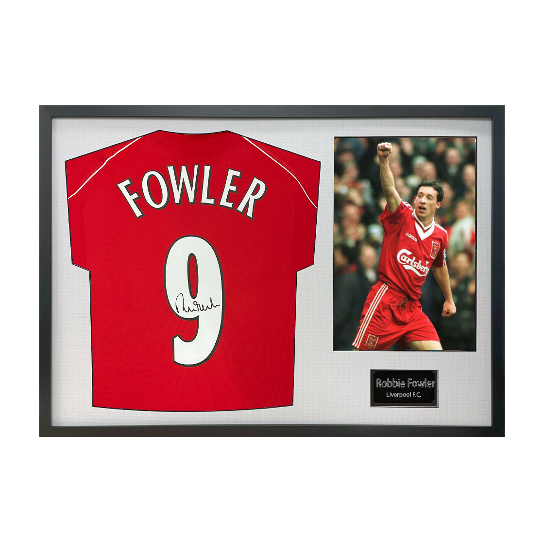 Fowler Urinal Robbie Fowler Signed Liverpool Shirt Classic Frame – The Fan Cave ...