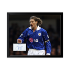 Robbie Savage Signed Leicester City Cut Deluxe Mount Frame