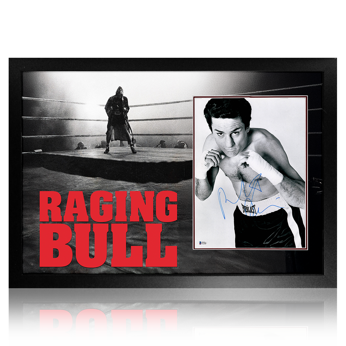 Robert De Niro Signed Raging Bull Image Premium Frame (ACG Cert)