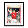 Robert Pires Signed Arsenal Image Compact Frame