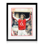 Robert Pires Signed Arsenal Image Compact Frame