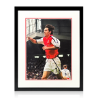 Robert Pires Signed Arsenal Image Deluxe Mount Frame