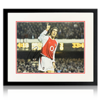 Robert Pires Signed Arsenal Image Deluxe Mount Frame