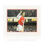 Robert Pires Signed Arsenal Image Deluxe Mount