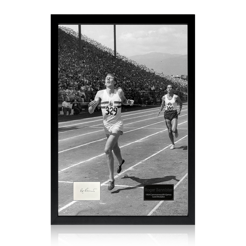 Roger Bannister Signed Image Iconic Frame