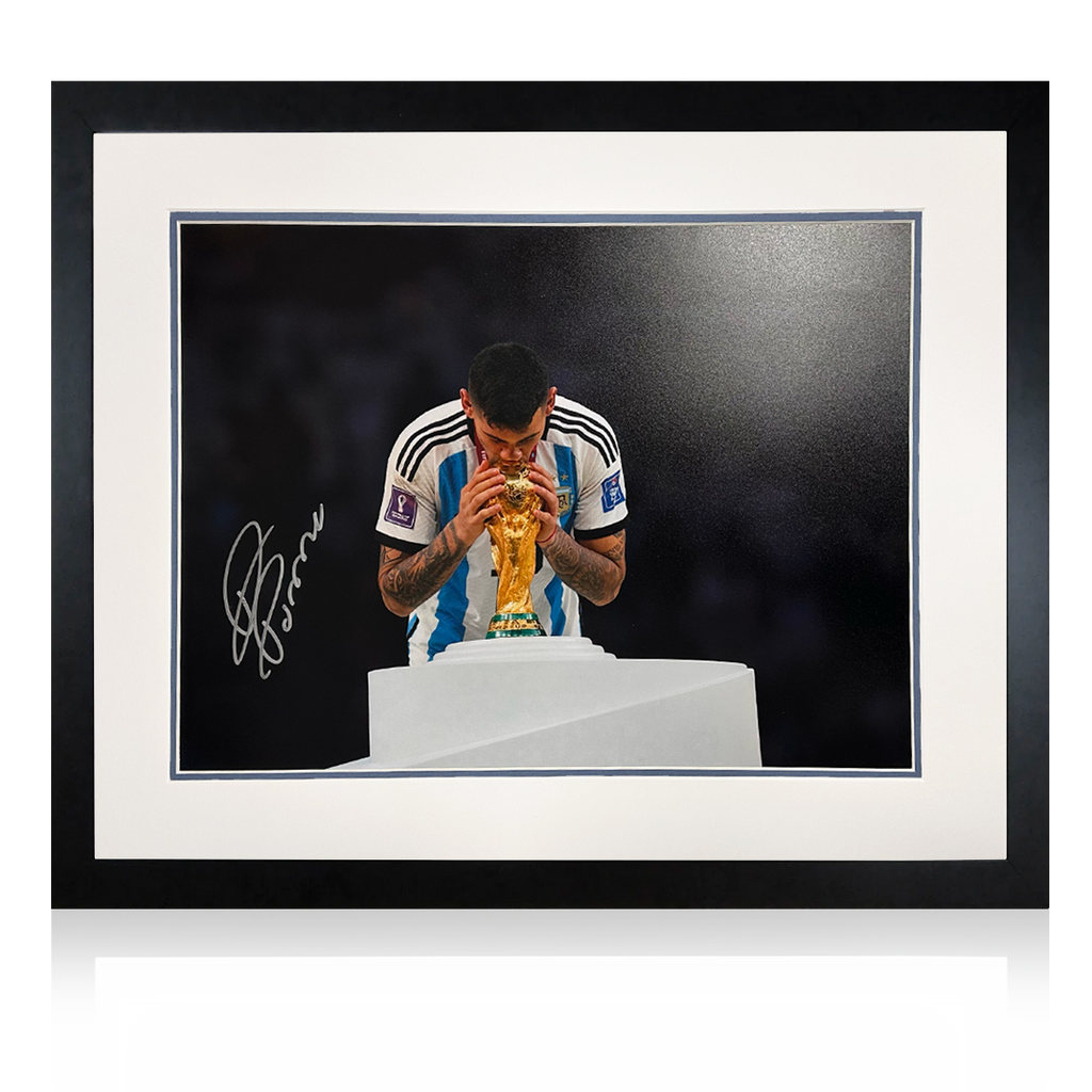 Cristian Romero Signed Argentina Deluxe Mount Frame