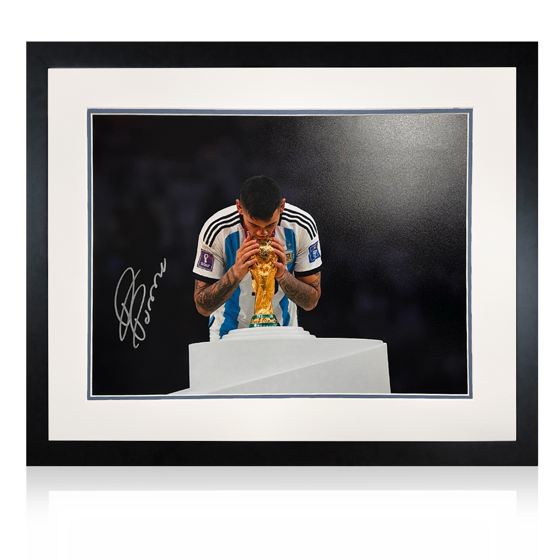 Cristian Romero Signed Argentina Deluxe Mount Frame