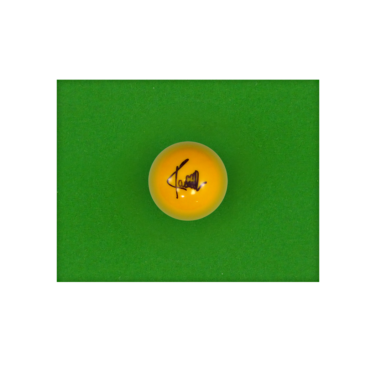 Ronnie O’Sullivan Signed Yellow Ball